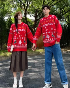 Loose-Cut Christmas Jumper