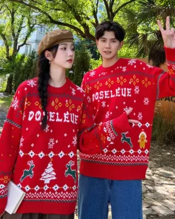 Loose-Cut Christmas Jumper