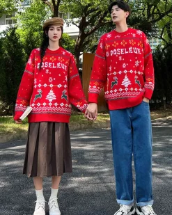 Loose-Cut Christmas Jumper