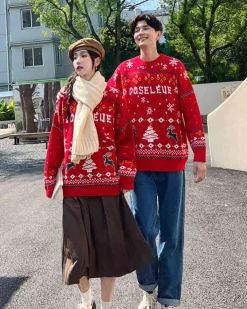 Loose-Cut Christmas Jumper