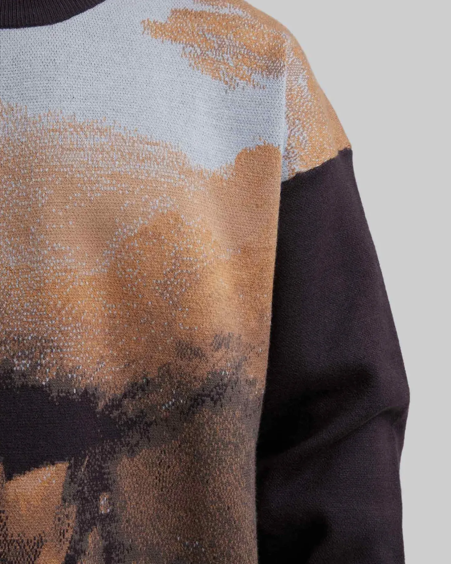 Marine-Art Graphics Ribbed Sweater