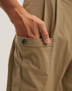 Mid Waist Tapered Leg Pants