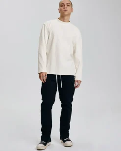 Mock Neck Long-Sleeve T-Shirt