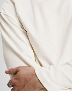 Mock Neck Long-Sleeve T-Shirt