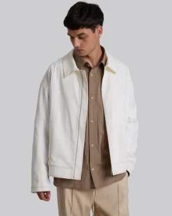 Paneled Duo-Chrome Jacket
