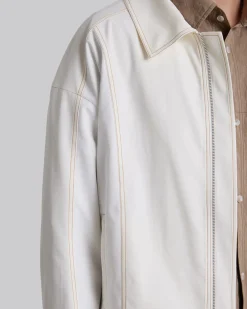Paneled Duo-Chrome Jacket