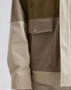 Paneled Over-Shirt