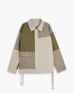 Paneled Over-Shirt