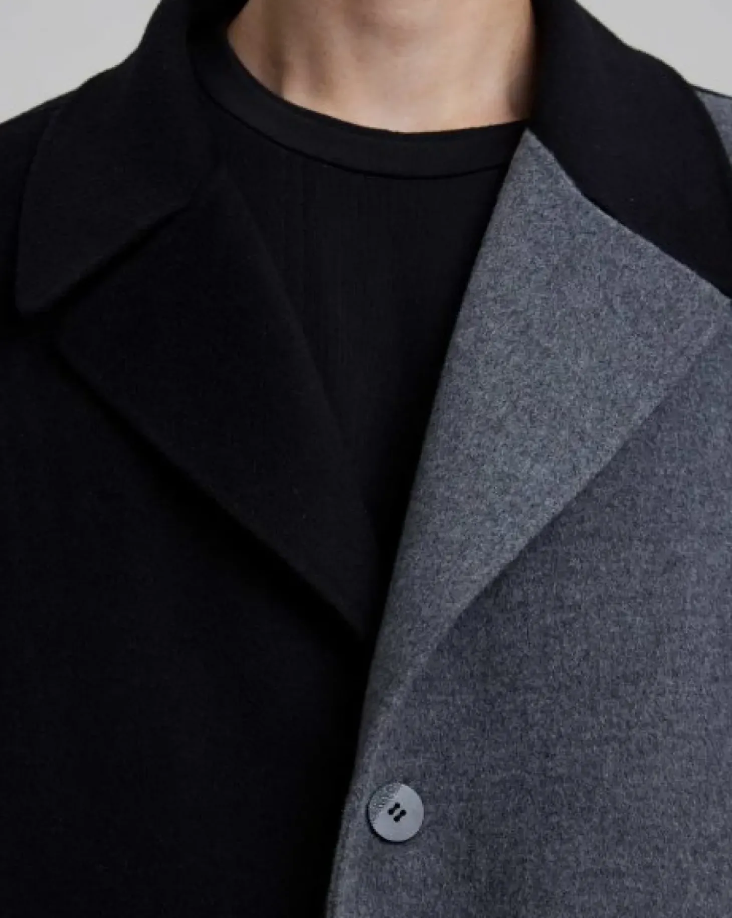 Paneled Pure Wool Coat Set