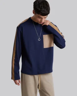 Paneled Sweatshirt