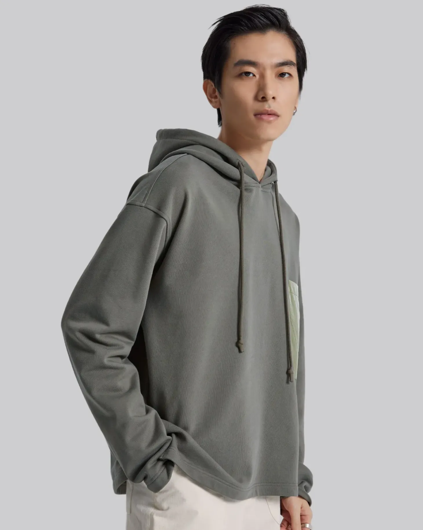 Patch Pocket Basic Hoodie