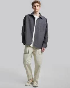 Patch Pocket Cropped Pants