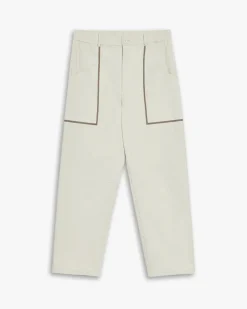 Patch Pocket Cropped Pants