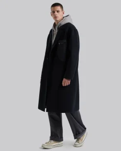 Patch Pocket Wool Coat