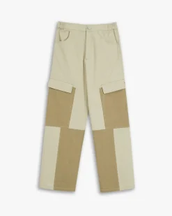 Patchwork Khaki Pants