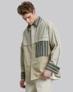 Patchwork Outer-Shirt