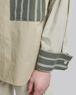 Patchwork Outer-Shirt