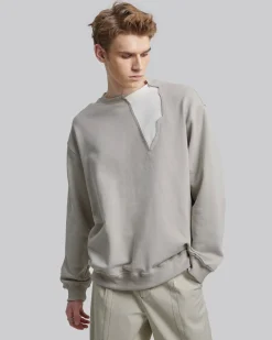 Plain Deconstruct Sweatshirt