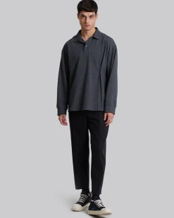 Plain Polo Shirt With Buttons
