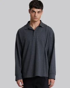 Plain Polo Shirt With Buttons