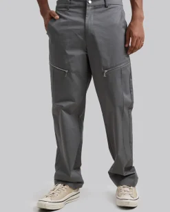 Pleated Pants With Zippers