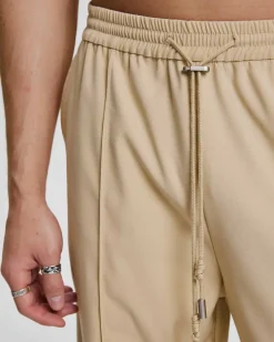 Pleated Straight Pants