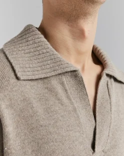 Polo Collar Wool Sweater