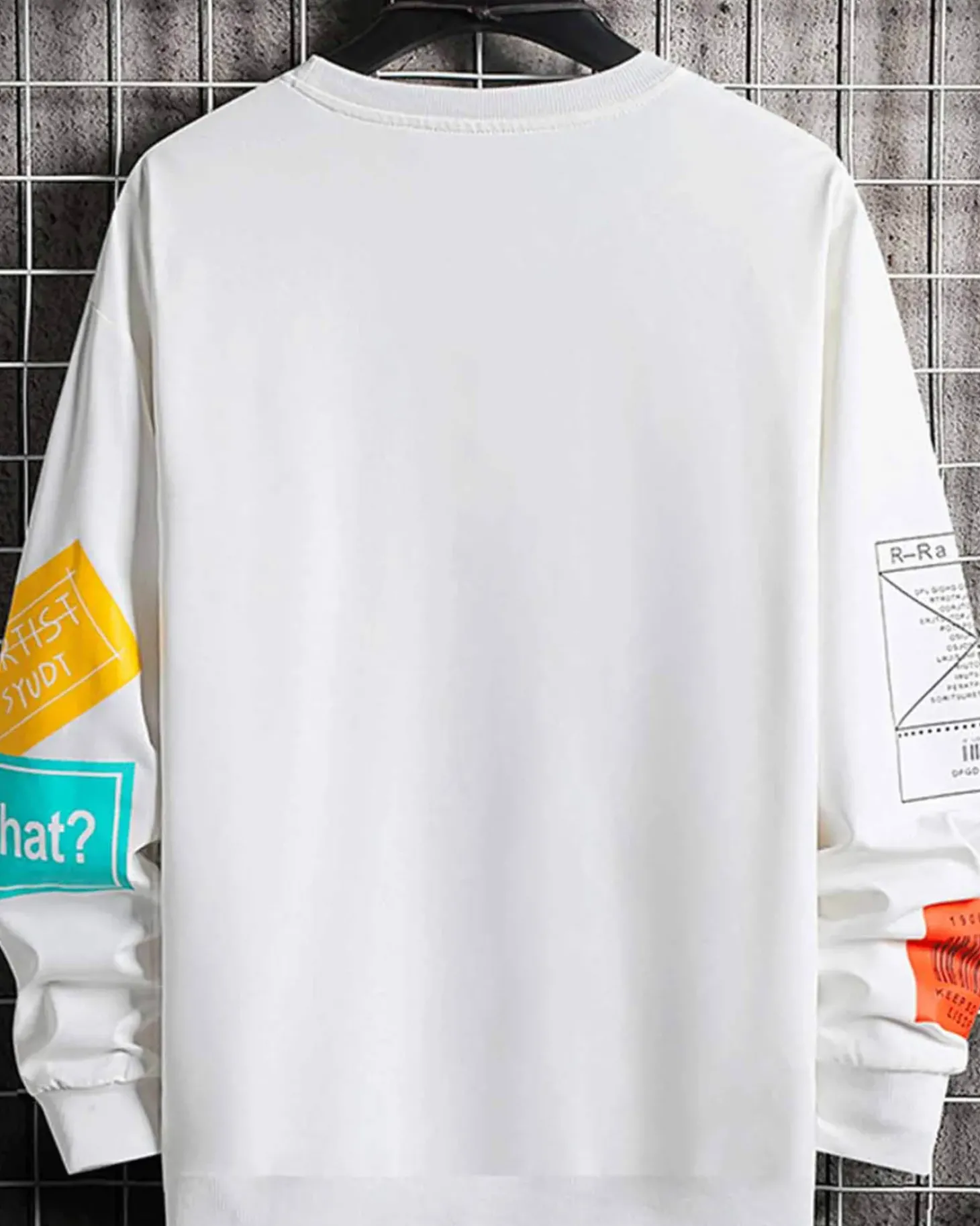 Printed Cotton Crewneck Pullover