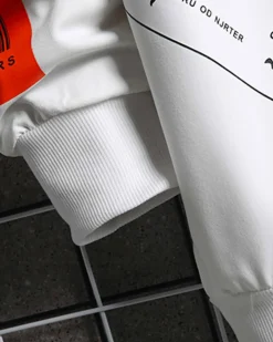 Printed Cotton Crewneck Pullover