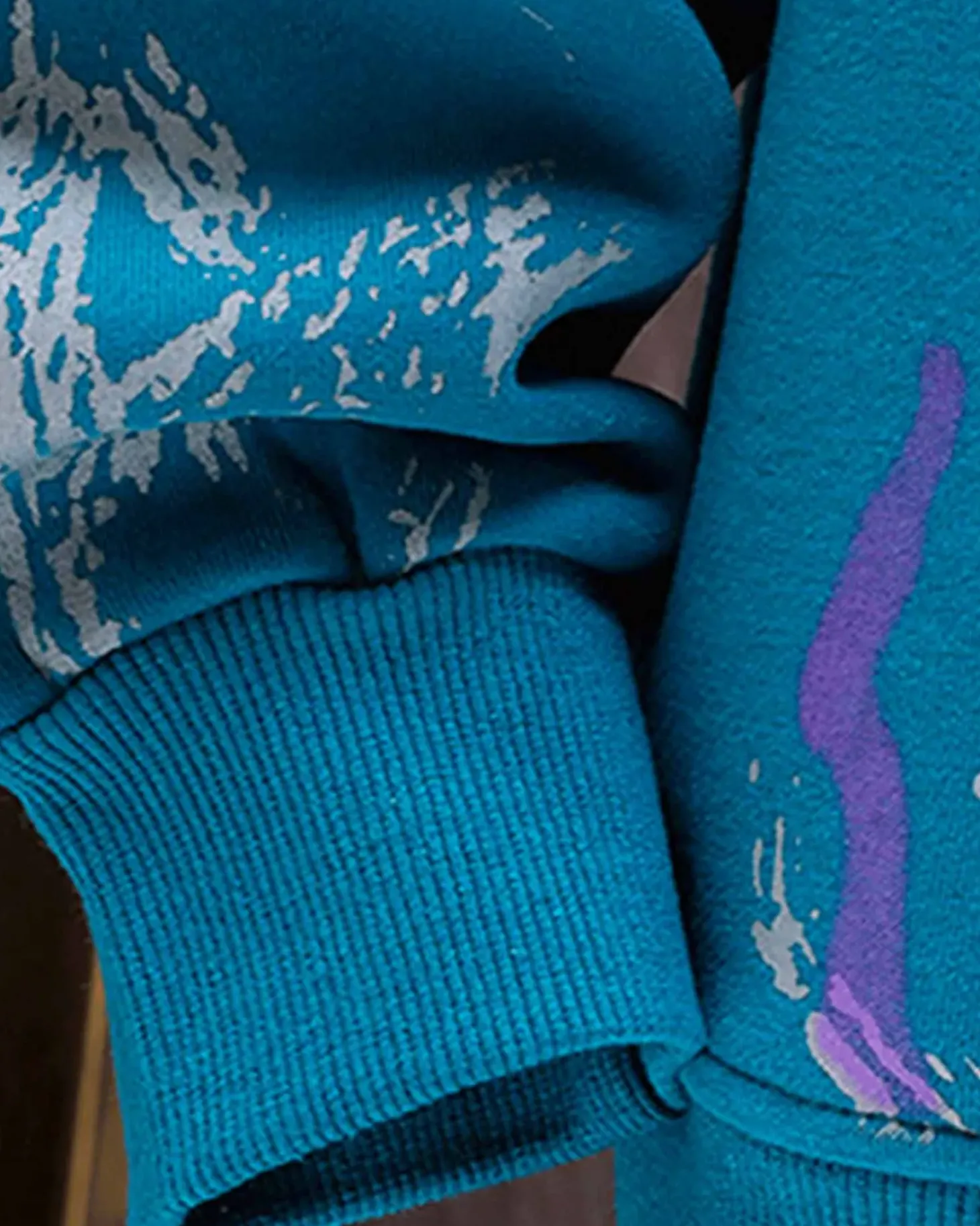 Printed Crewneck Cotton Sweatshirt