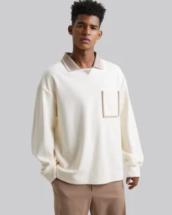 Pull-Over With Outlined Pocket