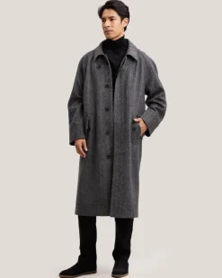 Pure Wool Overcoat Set