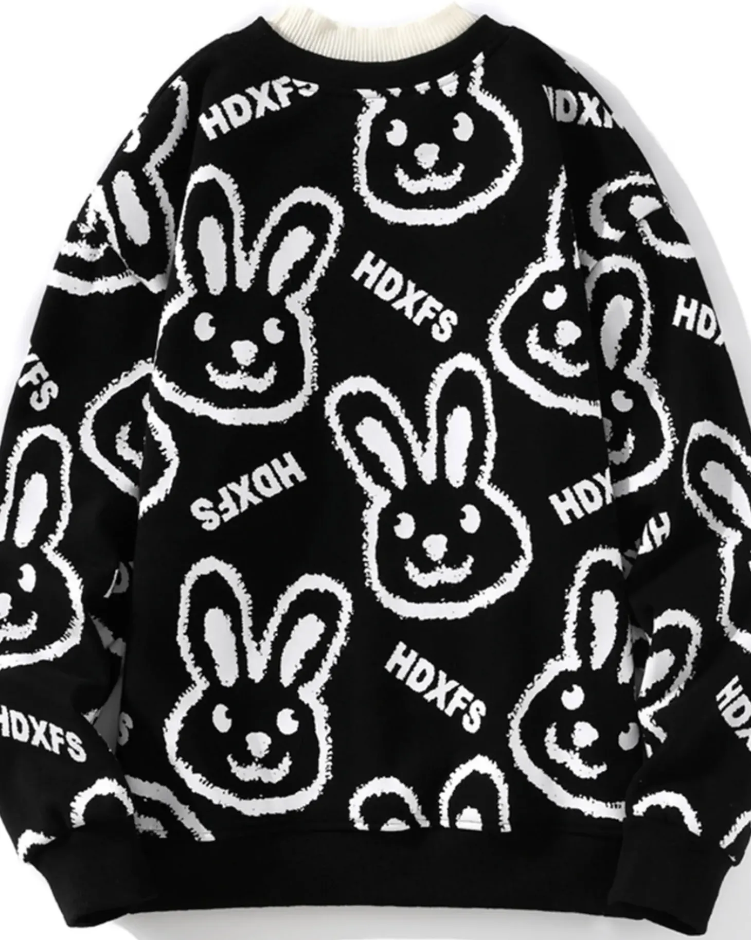 Rabbit Cotton Crewneck Sweatshirt
