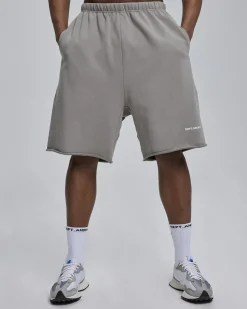 Raw-Edged Gym Shorts