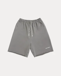 Raw-Edged Gym Shorts
