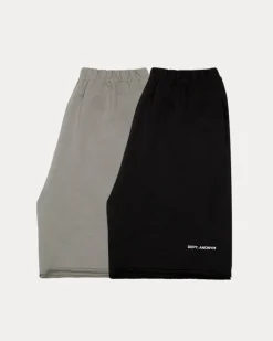 Raw-Edged Gym Shorts