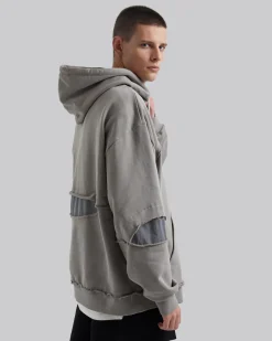 Reflective Back Cutout Hoodie