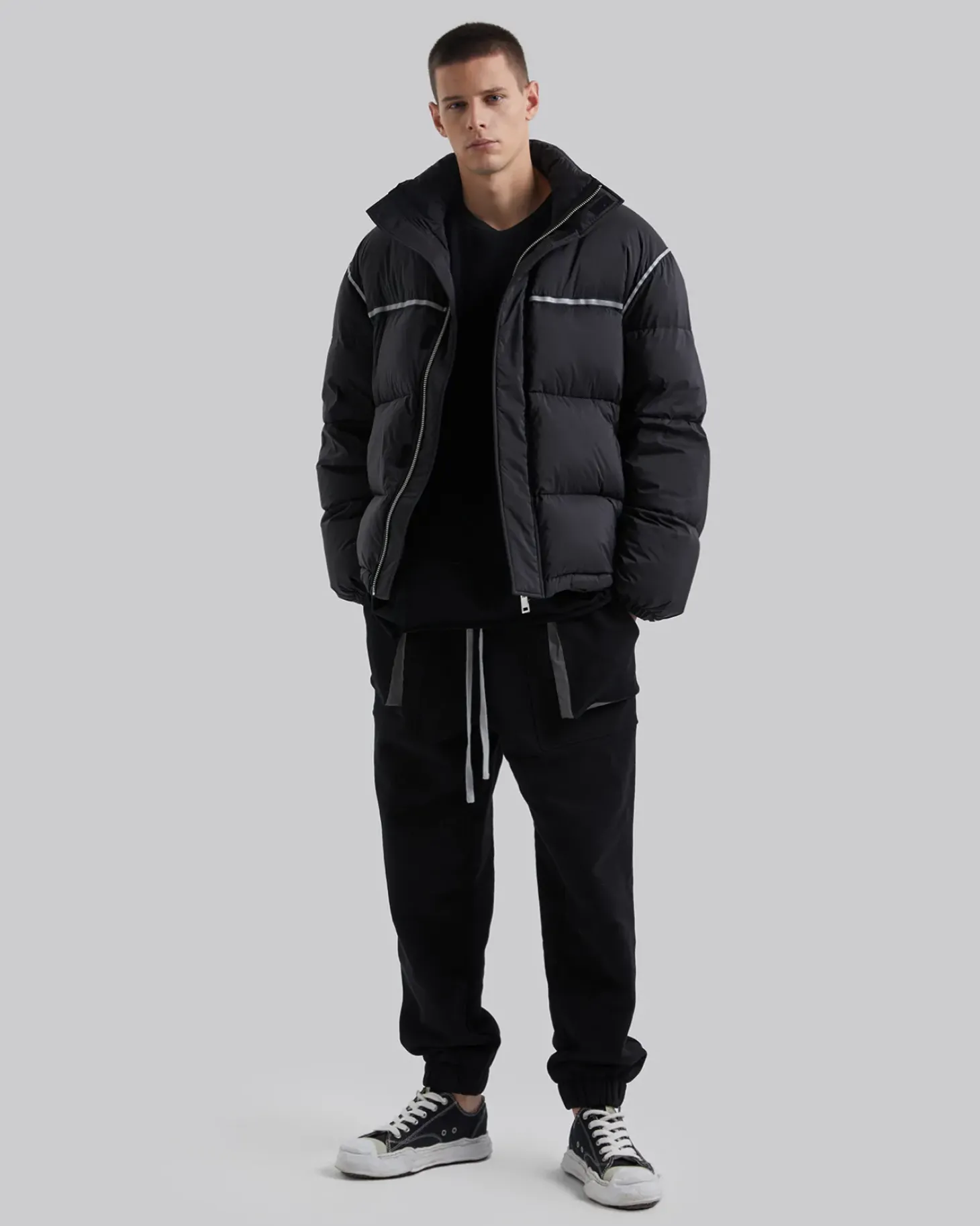 Reflective Tapered Sweatpants