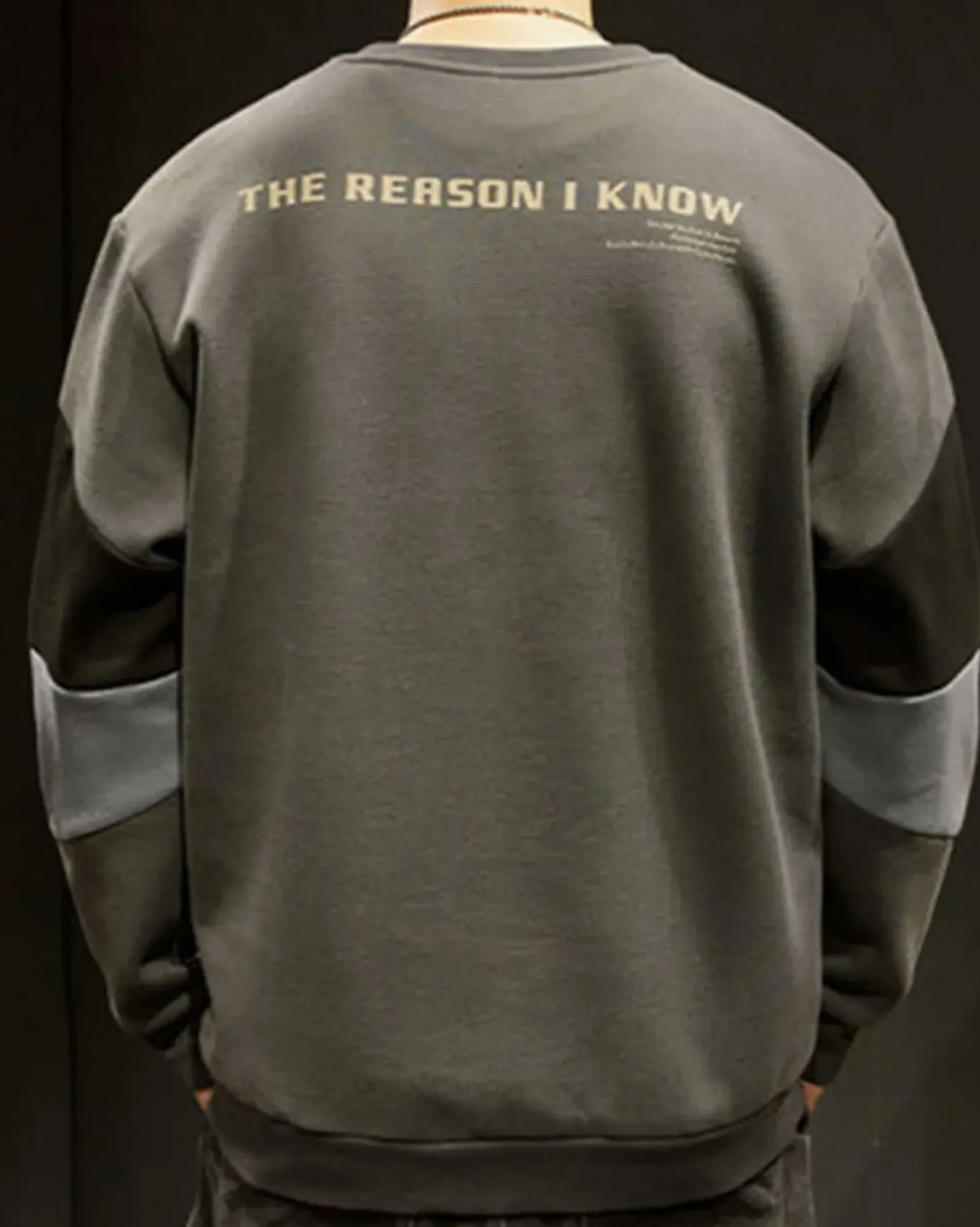 Relaxed Crewneck Cotton Pullover