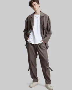 Side Strap Blazer Set