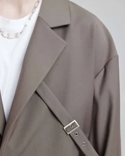 Side Strap Blazer Set