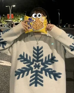 Snowflake Crewneck Jumper
