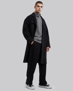 Straight-Fit Pleated Pants