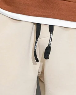 Tapered Drawstring Cotton Joggers