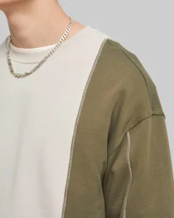 Two-Tone Pocket Sweatshirt