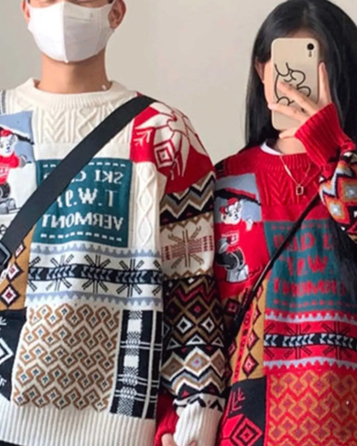 Vintage Cable-Knitted Crew Jumper