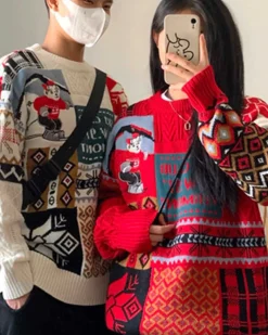 Vintage Cable-Knitted Crew Jumper