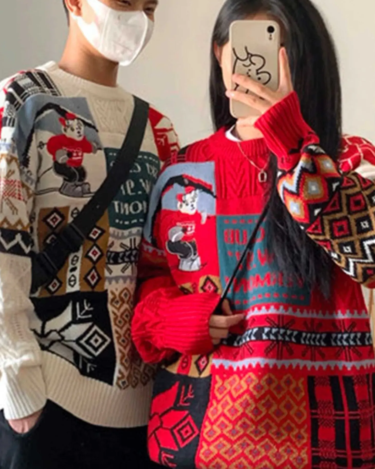 Vintage Cable-Knitted Crew Jumper