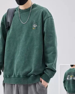 Vintage Crewneck Cotton Sweatshirt