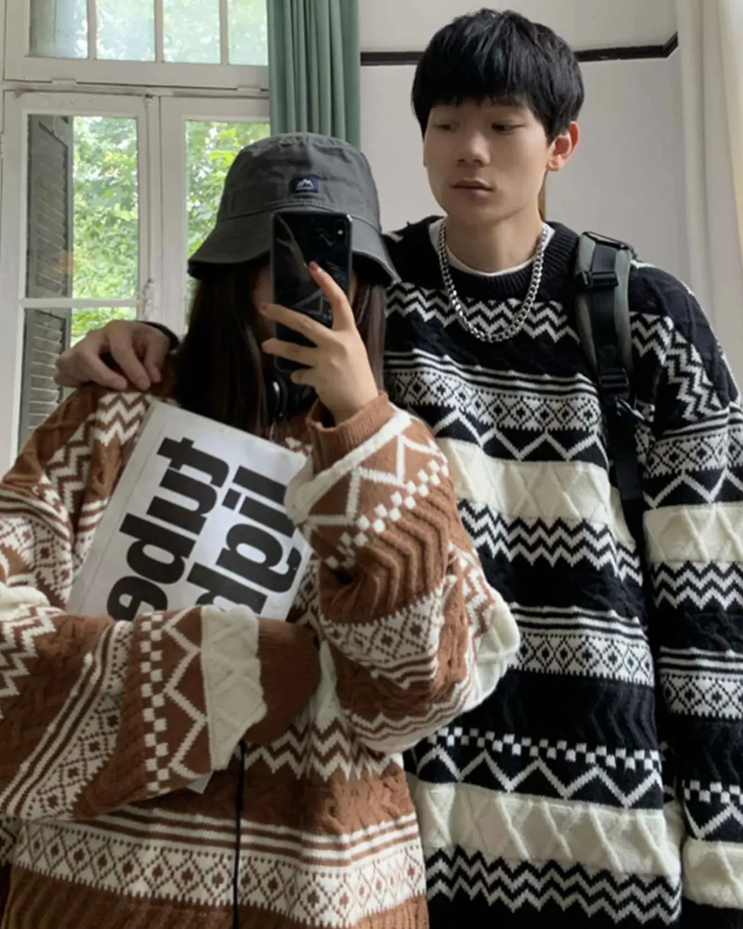 Vintage Loose-Cut Crew Jumper